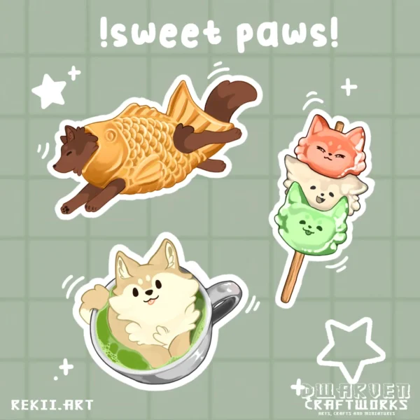 Sweet Paws Stickers