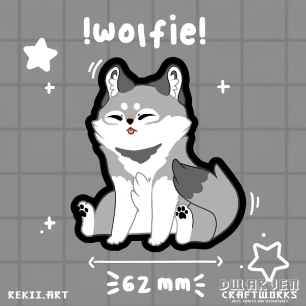 Wolfie Sticker